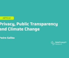 Privacy, Public Transparency and Climate Change