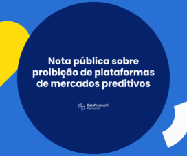 Nota pública sobre proibição de plataformas de mercados preditivos
