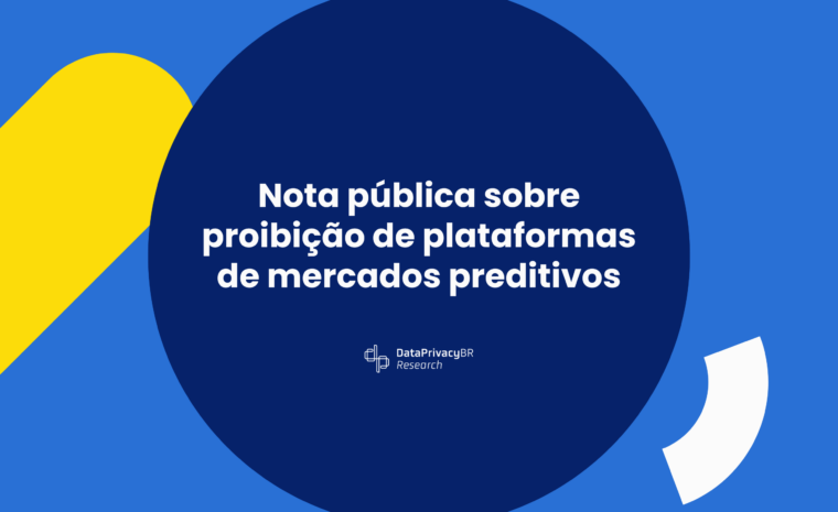 Nota pública sobre proibição de plataformas de mercados preditivos