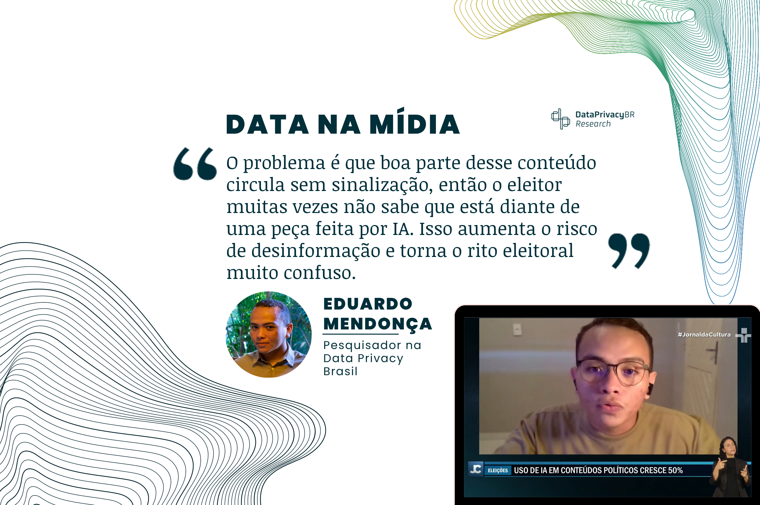 Observatório IA nas Eleições no Jornal da Cultura | 04/05/2026