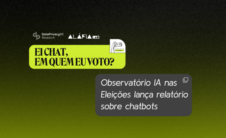 Observatório IA nas Eleições lança relatório sobre chatbots