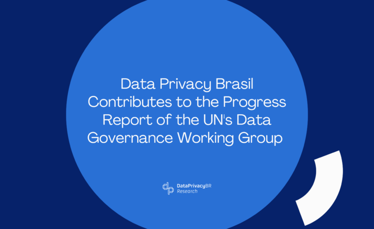 Data Privacy Brasil Contributes to the Progress Report of the UN’s Data Governance Working Group