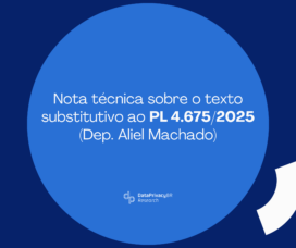 Nota técnica sobre o texto substitutivo ao PL 4.675/2025 (Dep. Aliel Machado)